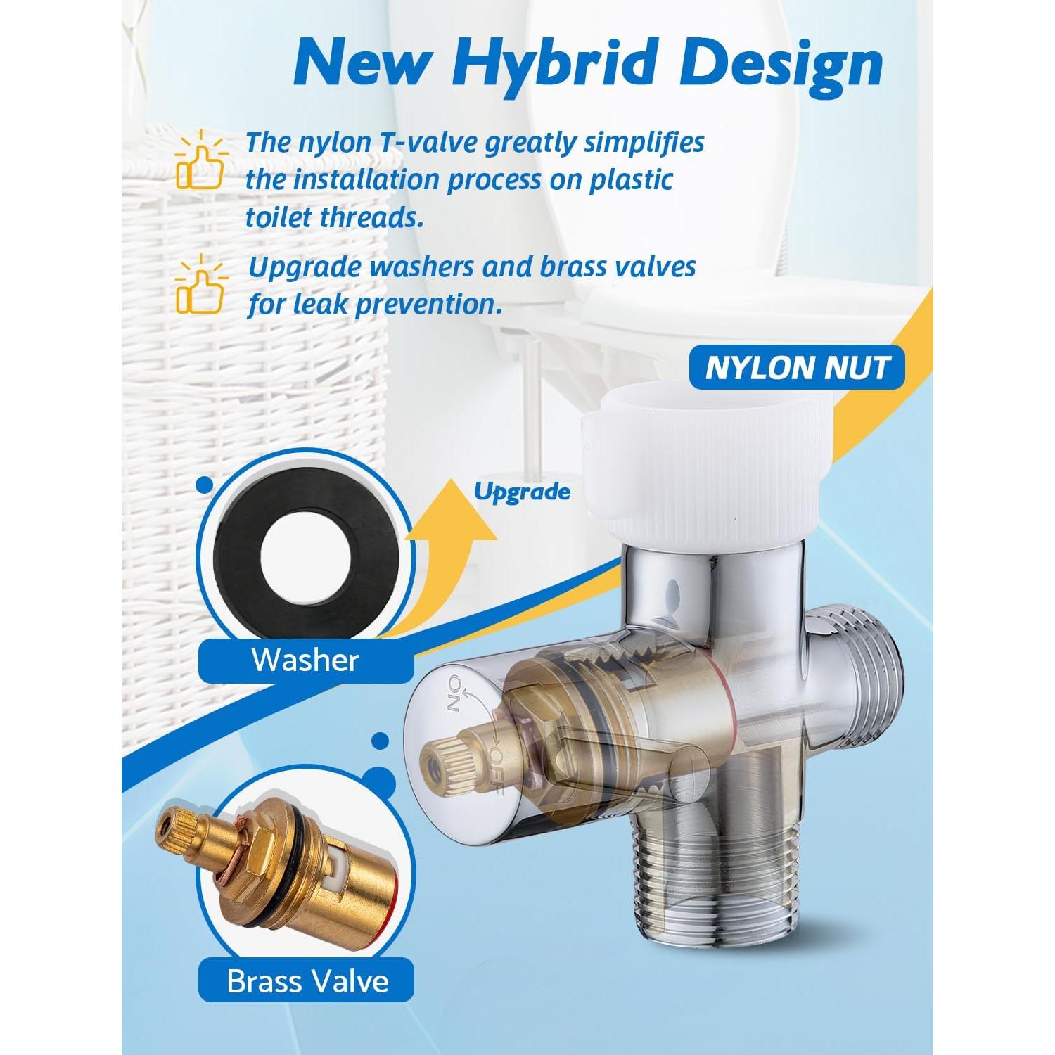 Rociador de Bidet de Mano BRITULIF Acero Inoxidable 119cm