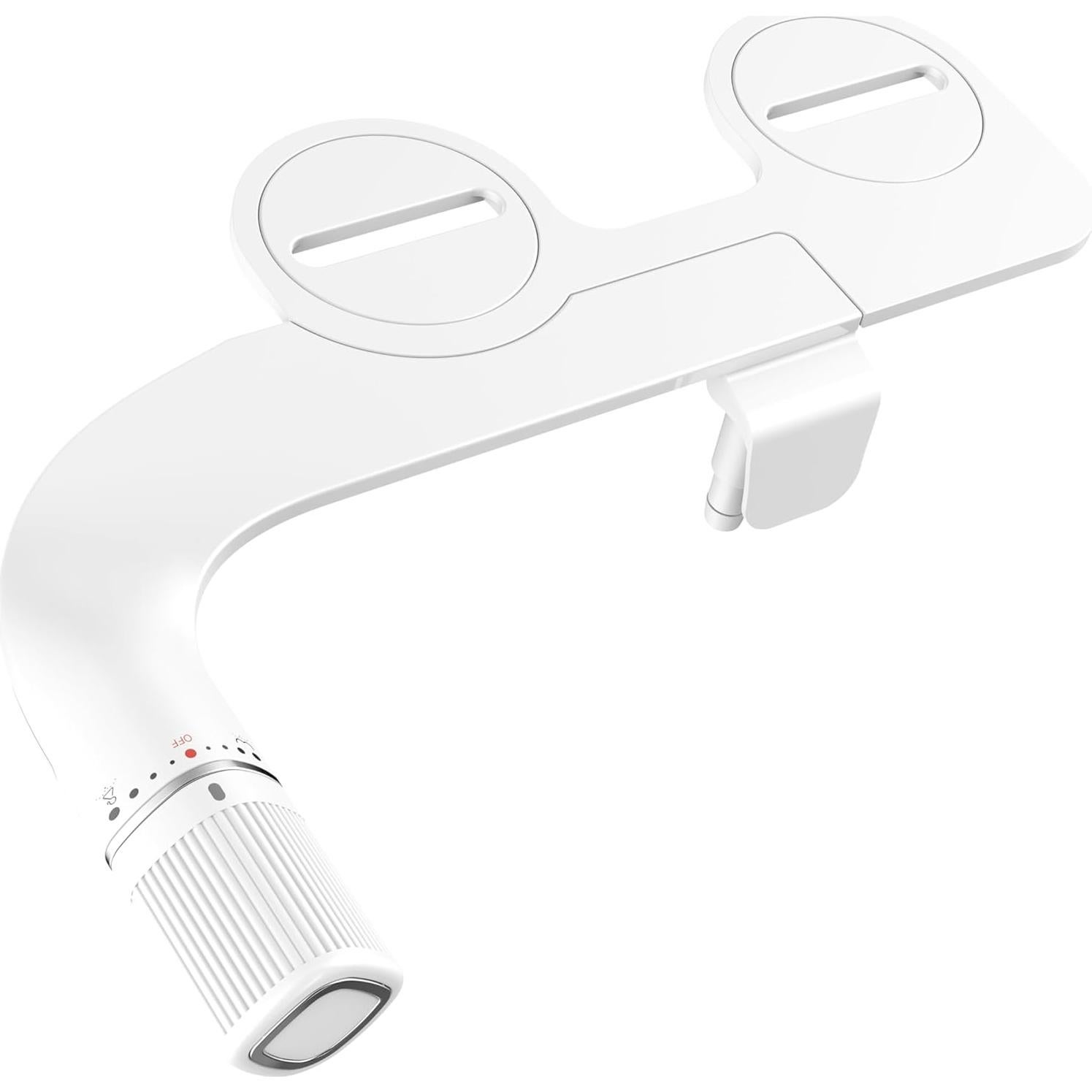 BIGCOW Bidet Ultra Delgado con Doble Boquilla y Acero Inoxidable