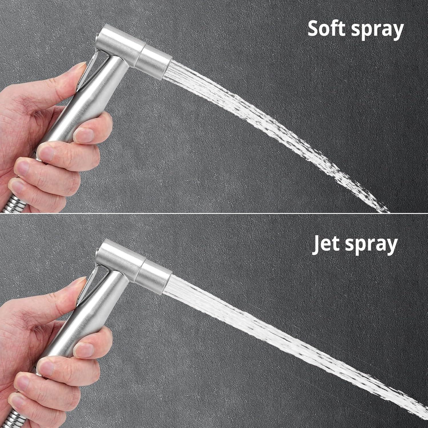 Rociador de Bidet de Mano Wellehomi Acero Inoxidable Ajustable