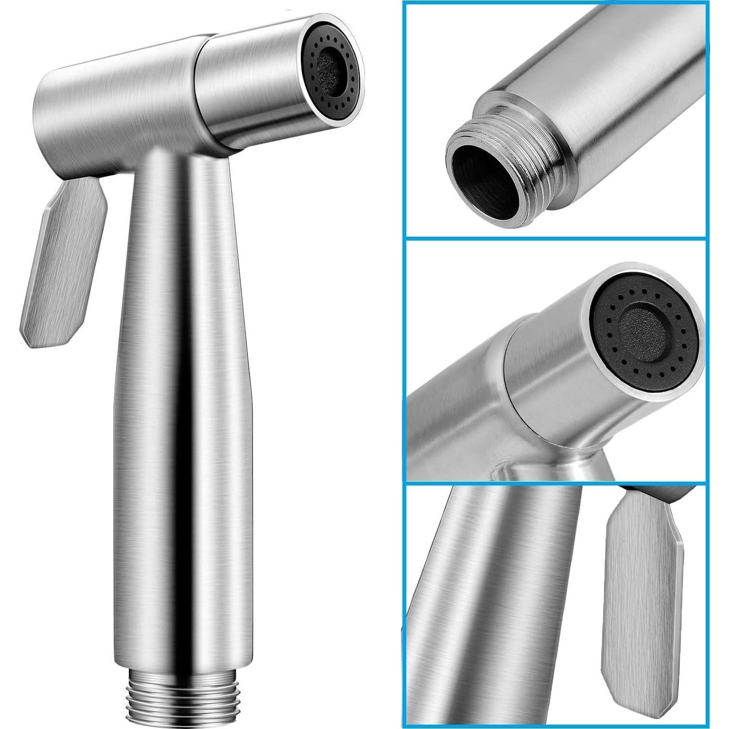 Rociador de Bidet de Mano Fat-Cattie Acero Inoxidable 11.94 cm