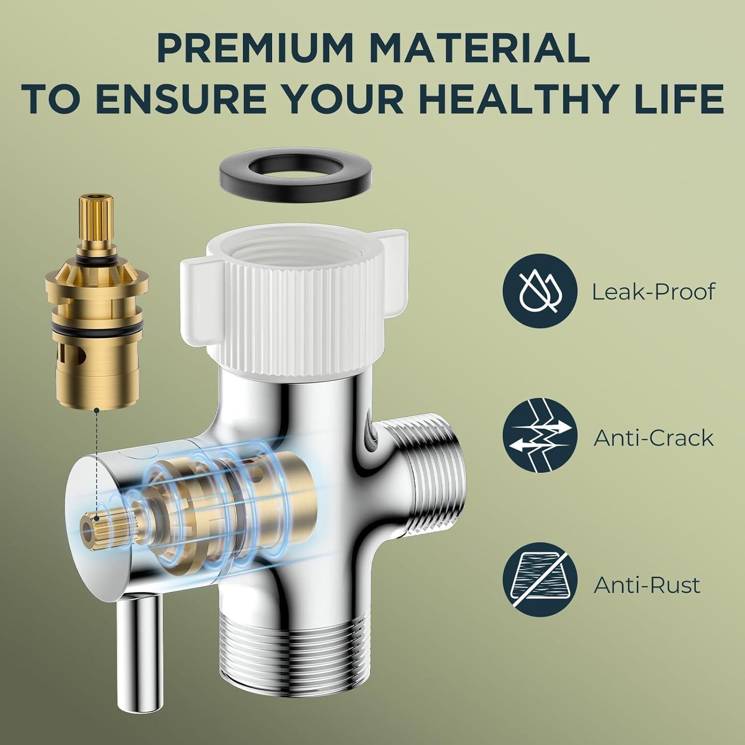 Rociador de Bidet de Mano Dearocean 75002BN Acero Inoxidable