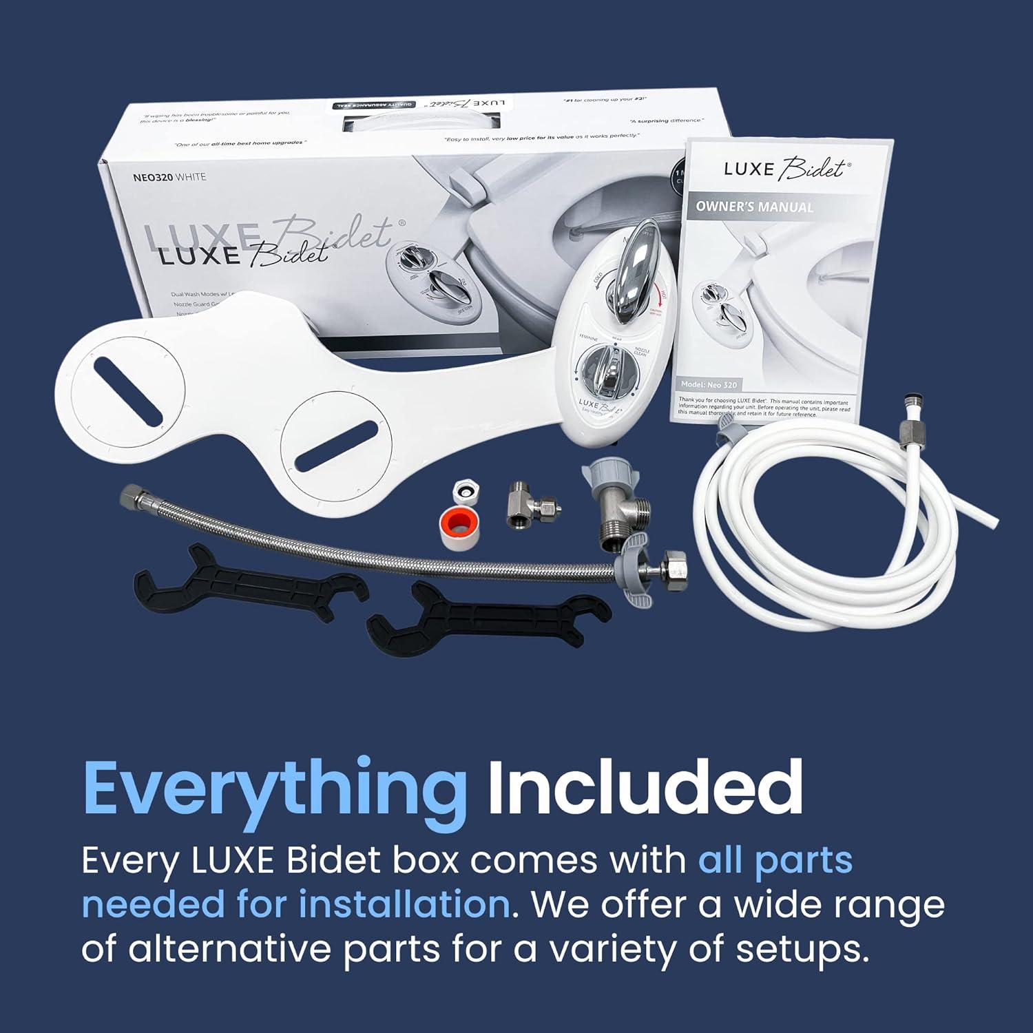 Bidet LUXE NEO 320 Doble Boquilla Agua Caliente Fría