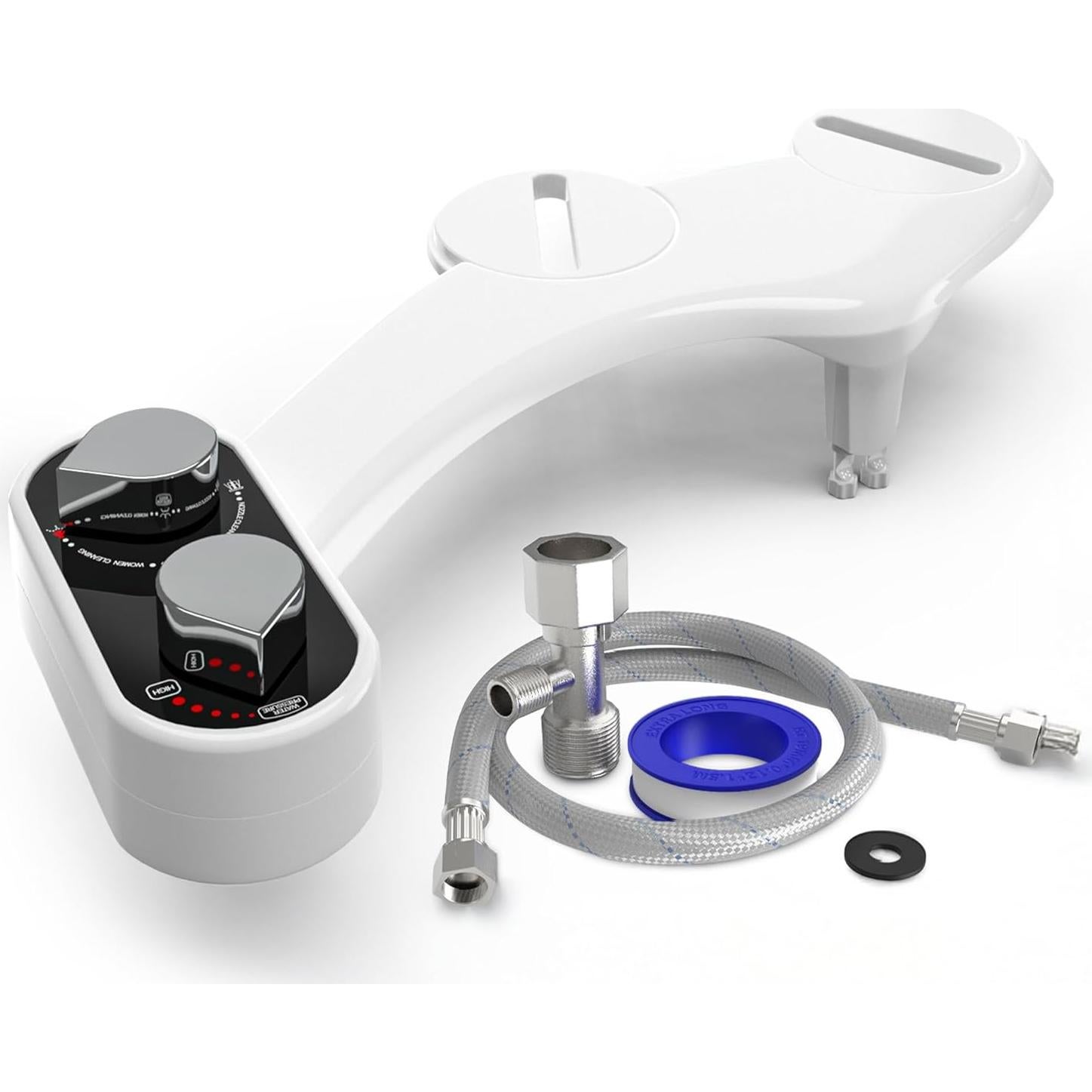 Accesorio de Bidet Upper Echelon con Boquilla Doble y Ajuste de Agua