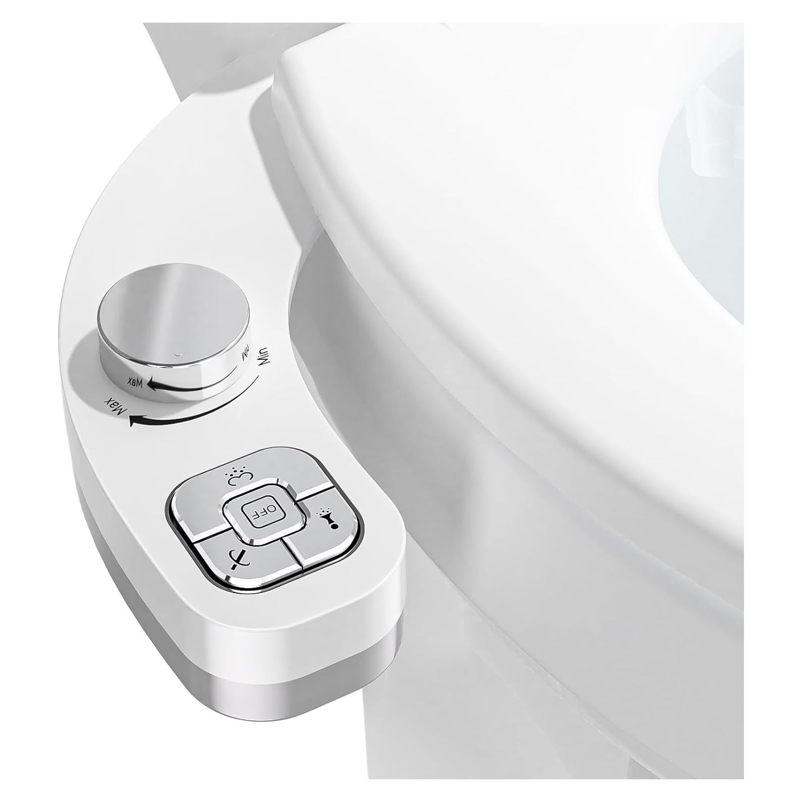 Bidet Manual PIKETS Doble Boquilla Cromo Plateado