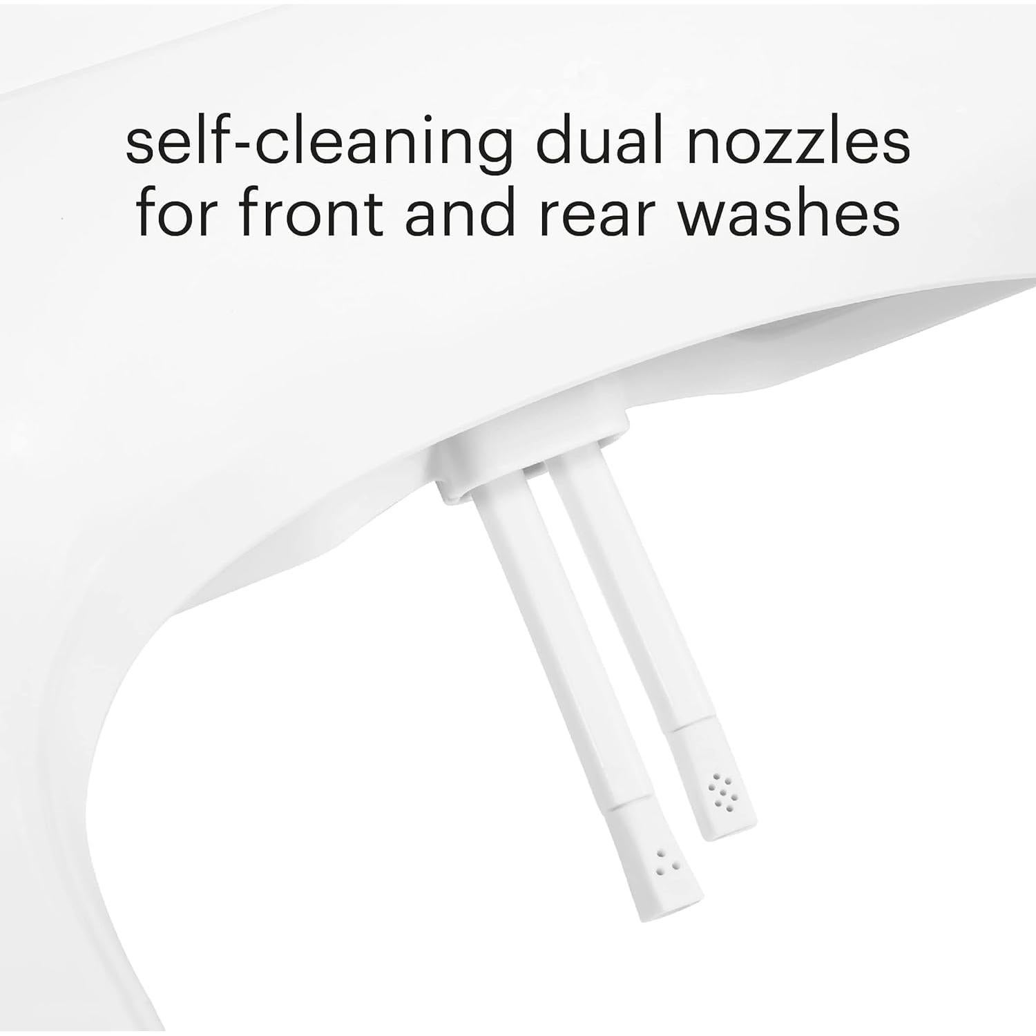 Asiento de inodoro bidet Brondell Swash Ecoseat alargado