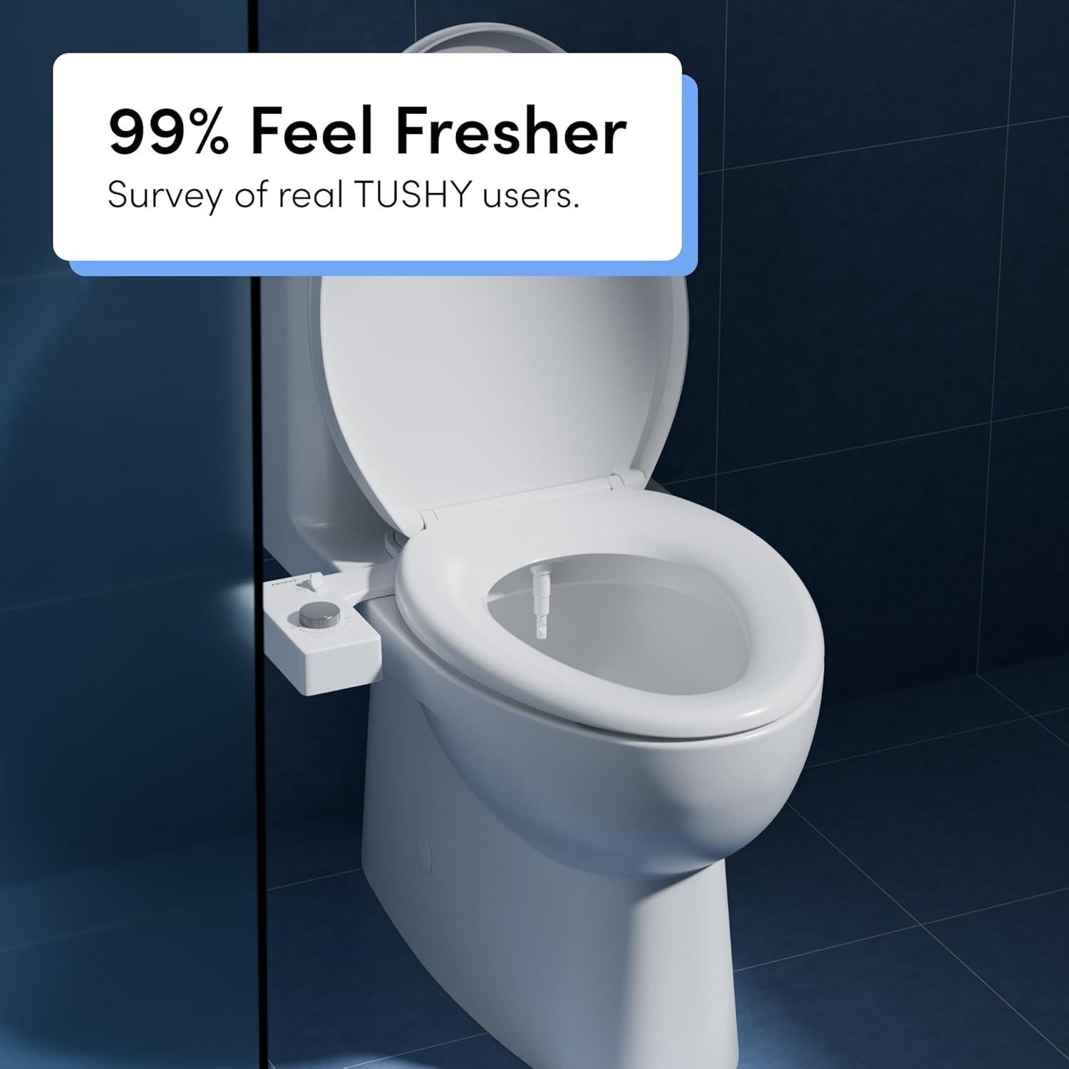 Bidet TUSHY Classic 3.0 No Eléctrico Platino Ajustable