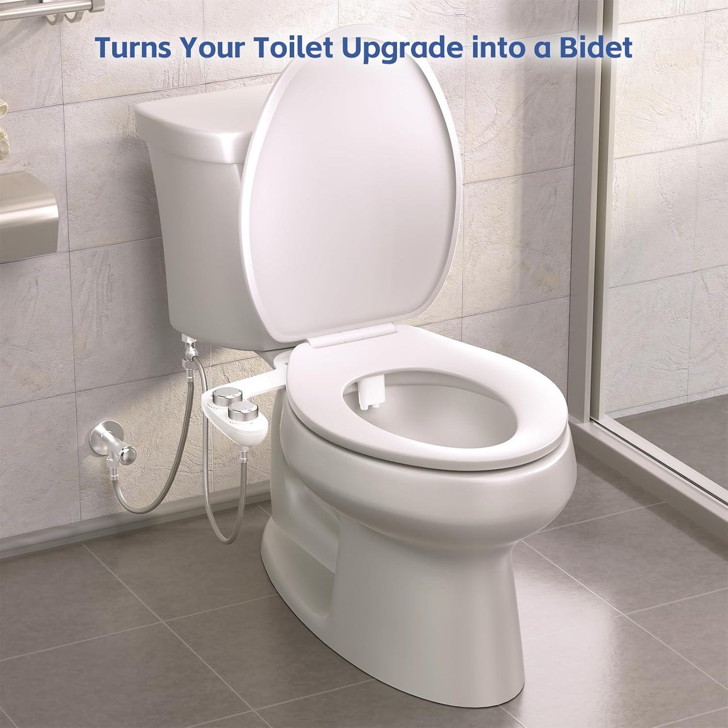 Accesorio de Bidet WATERLACE Ultra Delgado Blanco