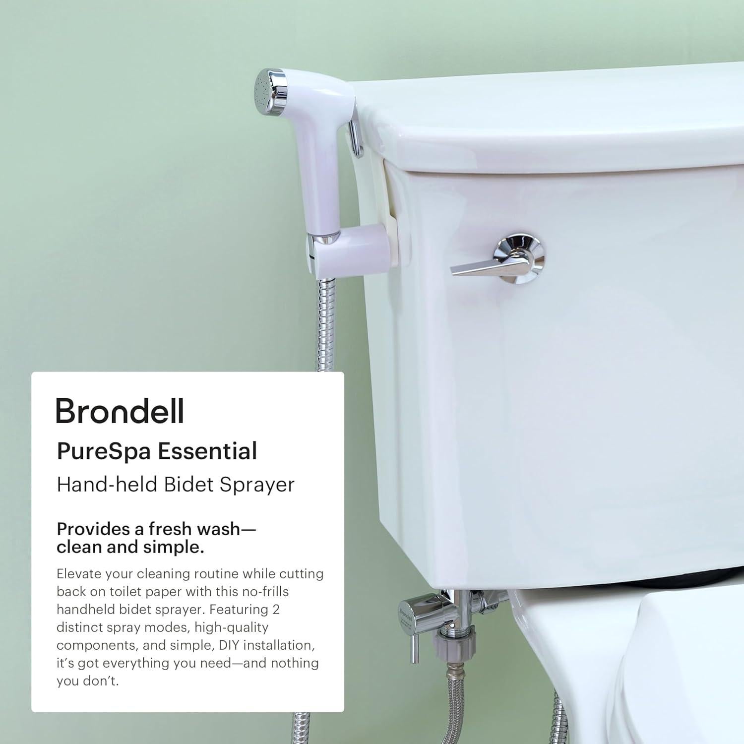 Rociador de Bidet Brondell PureSpa PS-91W Blanco 119 cm