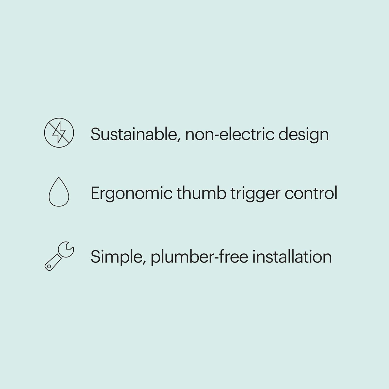 Rociador de Bidet Brondell PureSpa PS-91W Blanco 119 cm