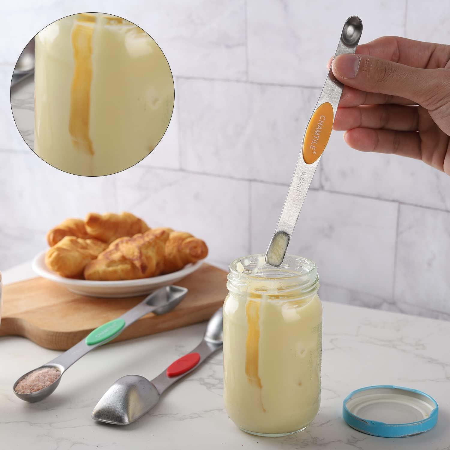 Juego de Cucharas Medidoras Magnéticas CHAMTILE 8 Piezas