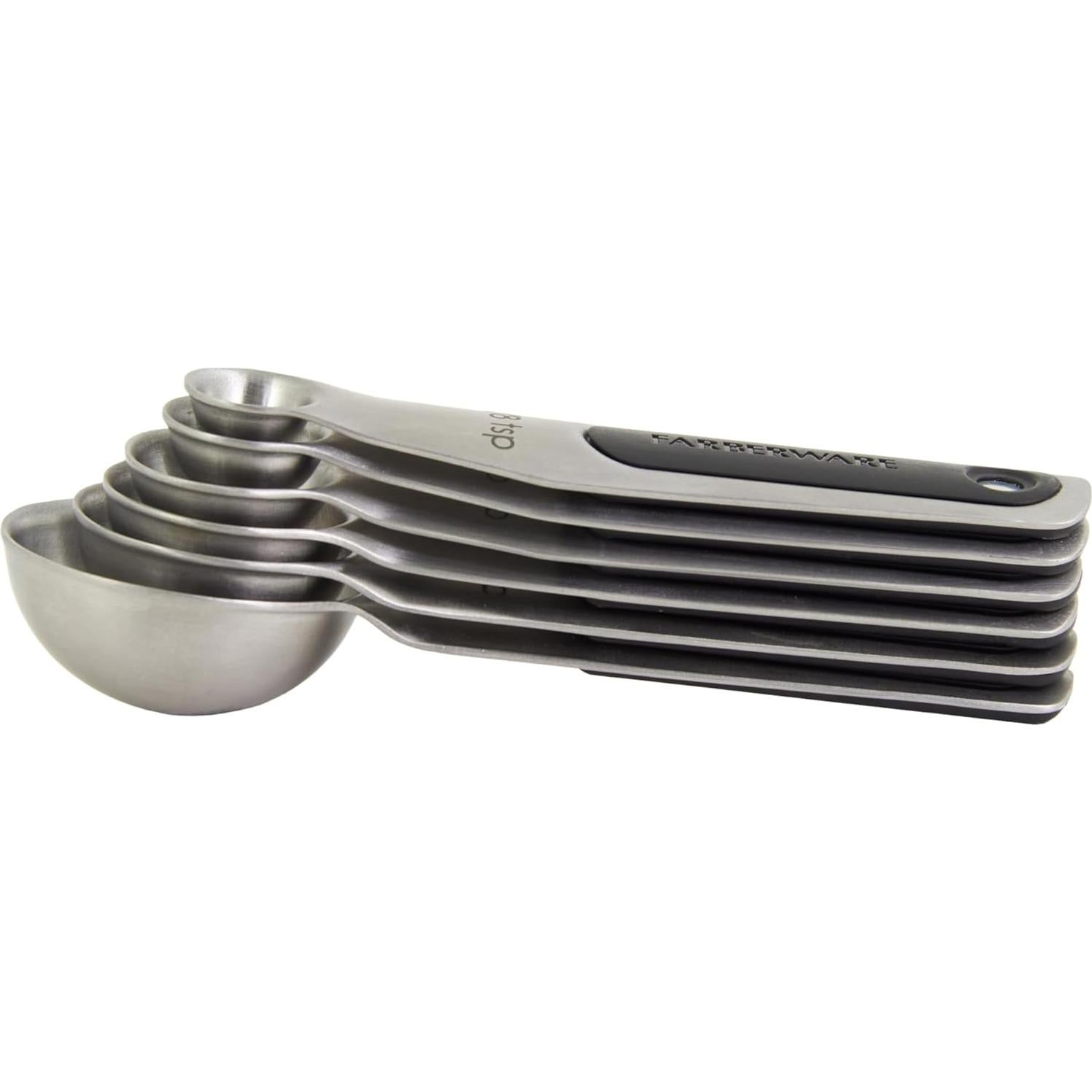 Set de 6 Cucharas Medidoras Magnéticas Farberware Acero Inox