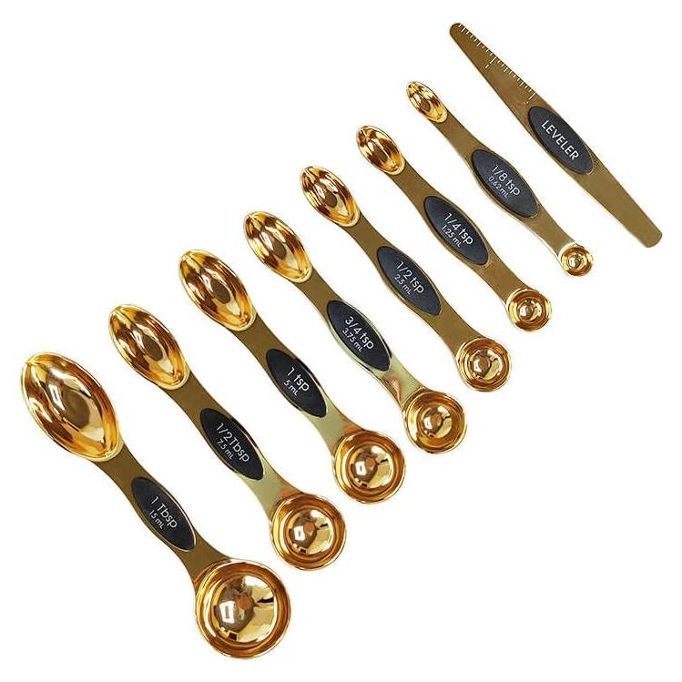 Juego de Cucharas Medidoras Magnéticas CH1EF Acero Inoxidable