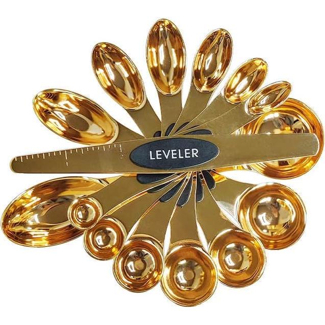 Juego de Cucharas Medidoras Magnéticas CH1EF Acero Inoxidable