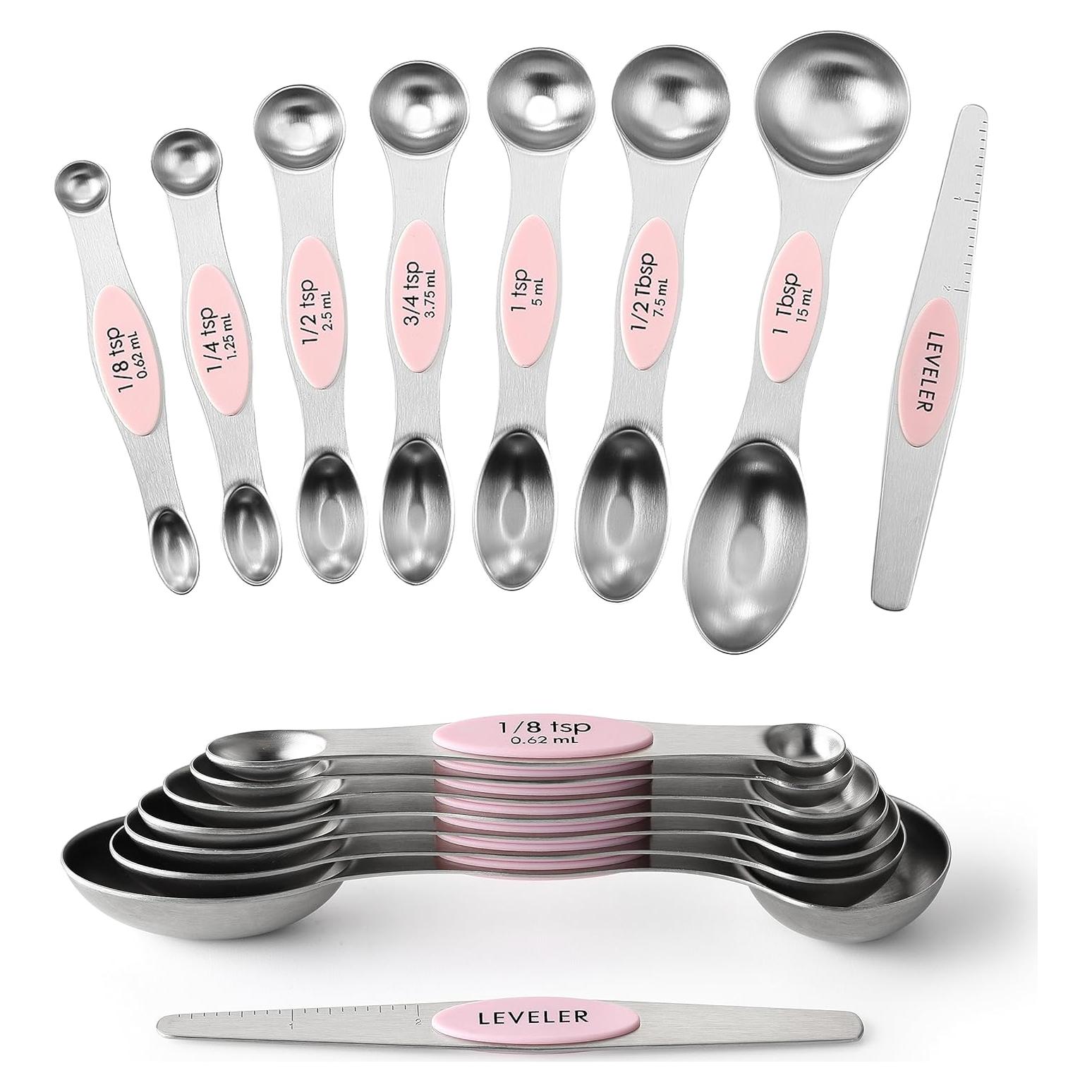 Juego de Cucharas Medidoras Magnéticas Spring Chef 2 Paquetes