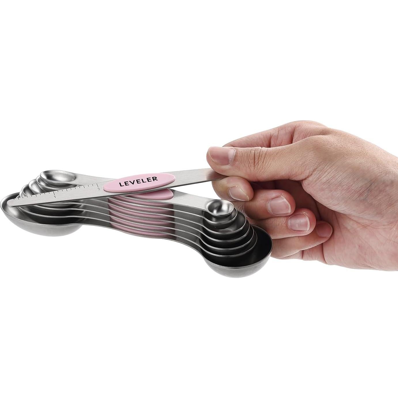 Juego de Cucharas Medidoras Magnéticas Spring Chef 2 Paquetes