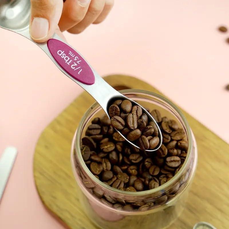 Cucharas Medidoras Magnéticas 7 Piezas Acero Inoxidable