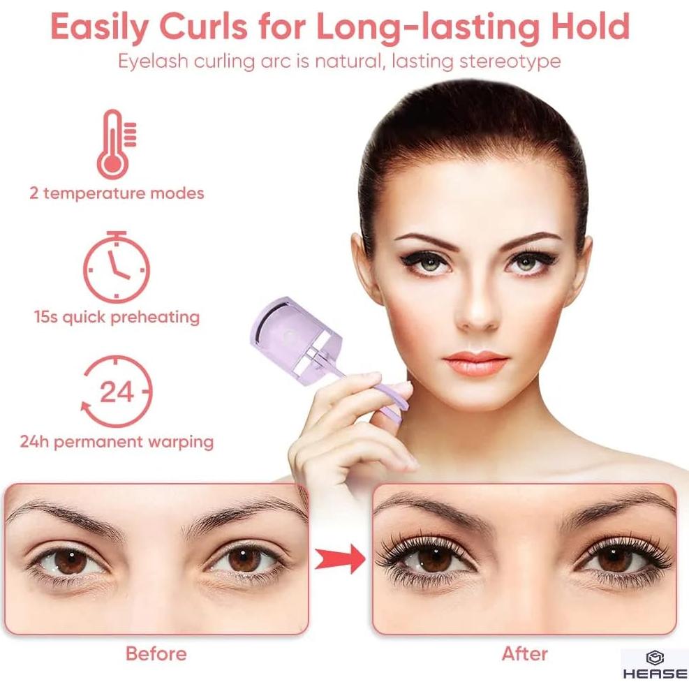 Rizador de Pestañas Calentado HEASE WD-888 Recargable USB