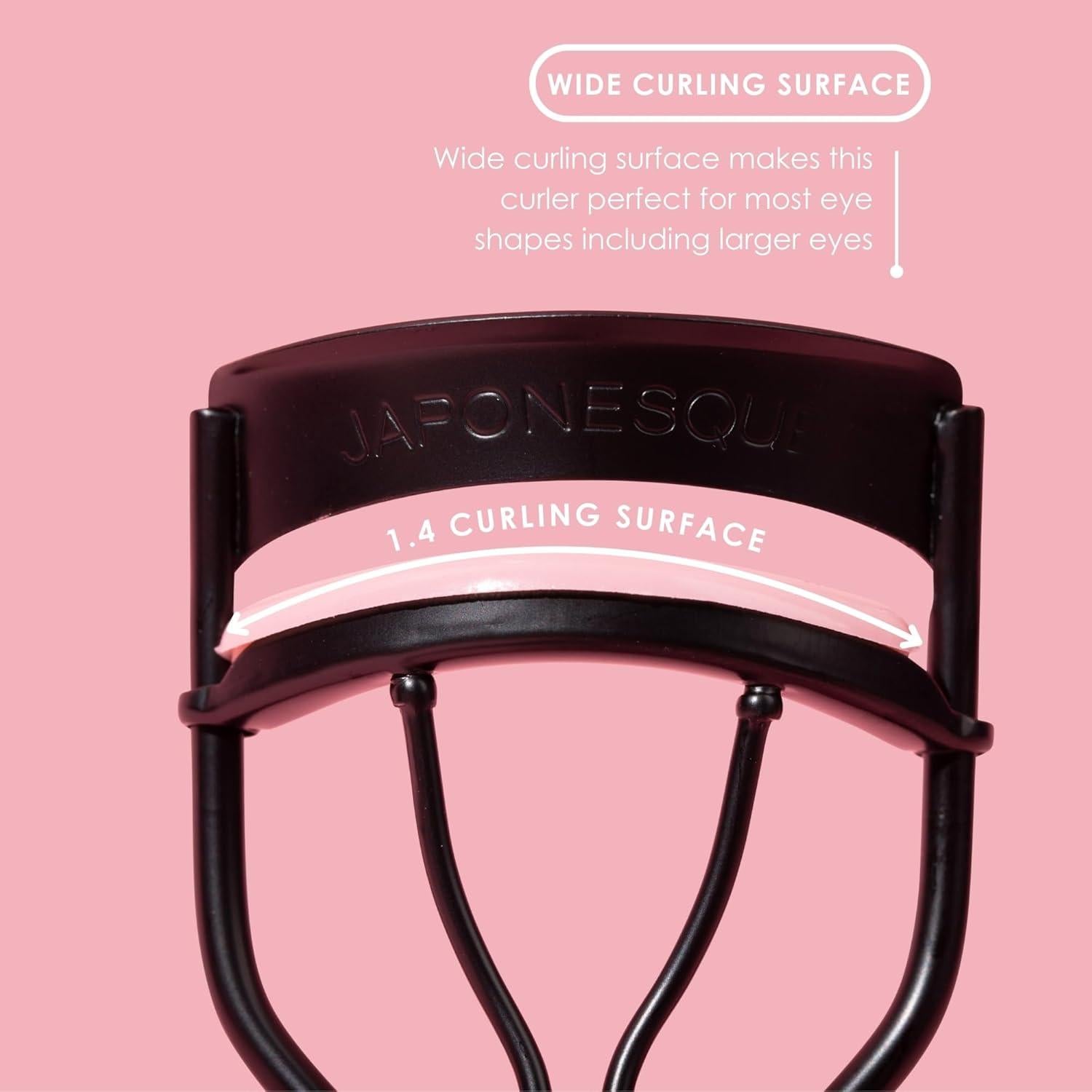 Rizador de Pestañas Profesional Japonesque con Almohadilla