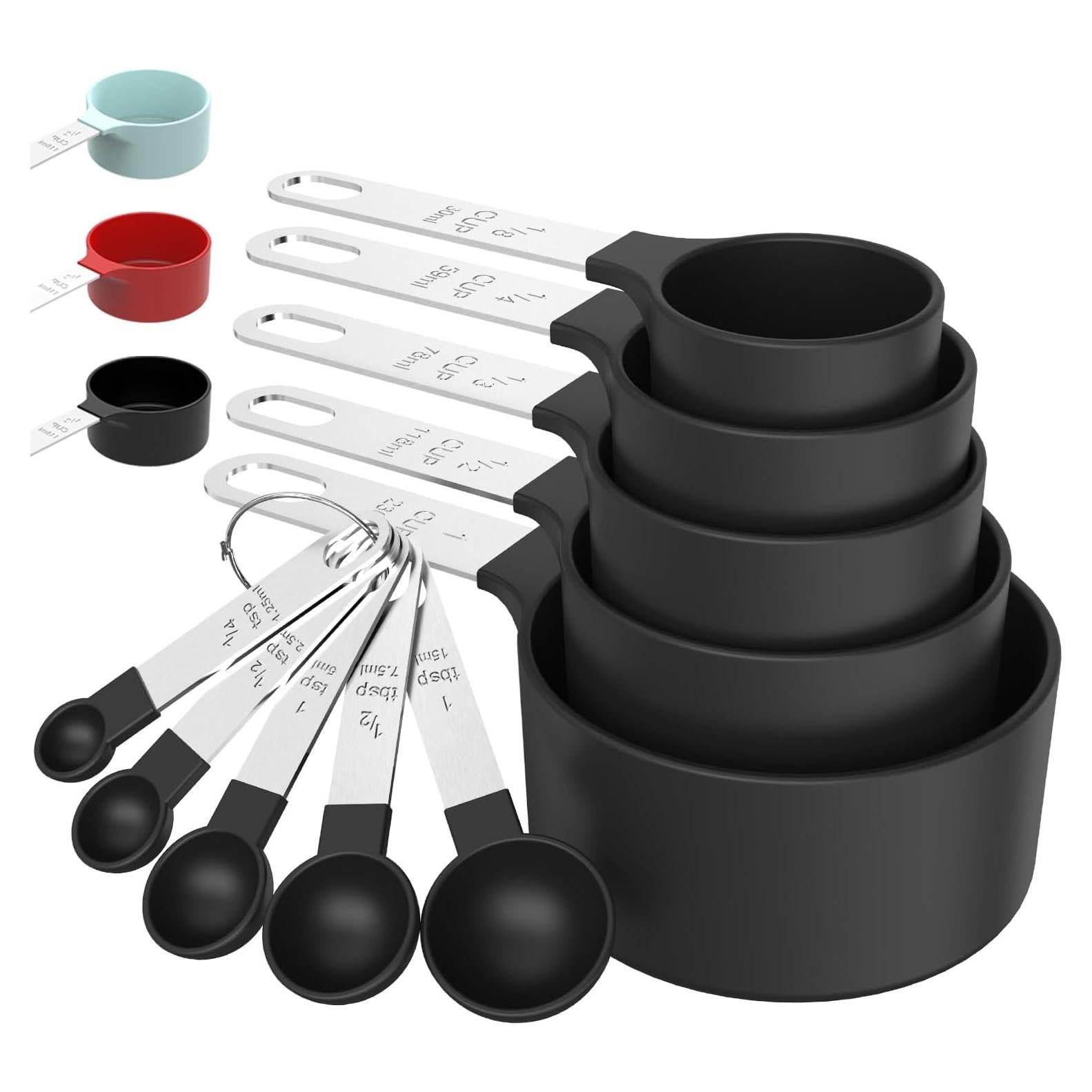 Juego de Tazas y Cucharas Medidoras TILUCK Acero Inoxidable