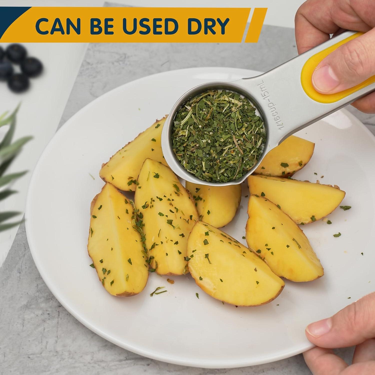 Juego de Tazas Medidoras Magnéticas Minteem 5 Piezas Acero