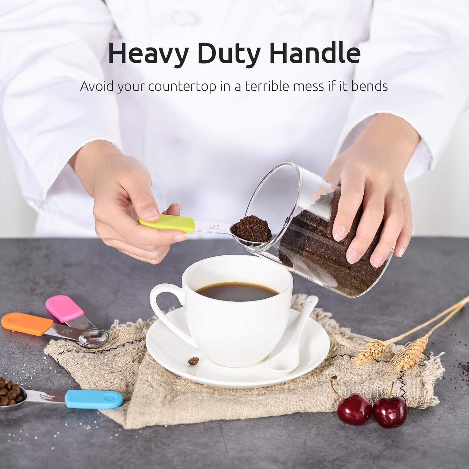 Juego de Tazas y Cucharas Medidoras U-Taste 13 Piezas Acero Inox