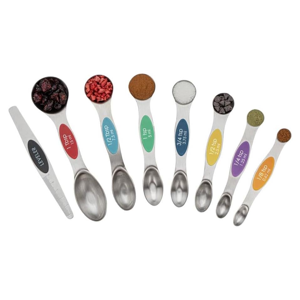 Juego de cucharas medidoras 8 piezas Met Lux acero inoxidable