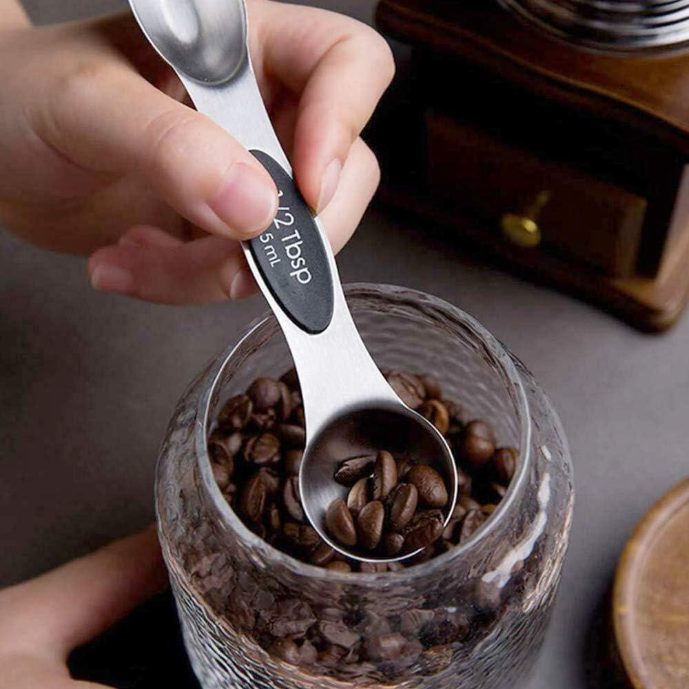 Juego de Cucharas Medidoras Magnéticas NutriChef 6 Piezas