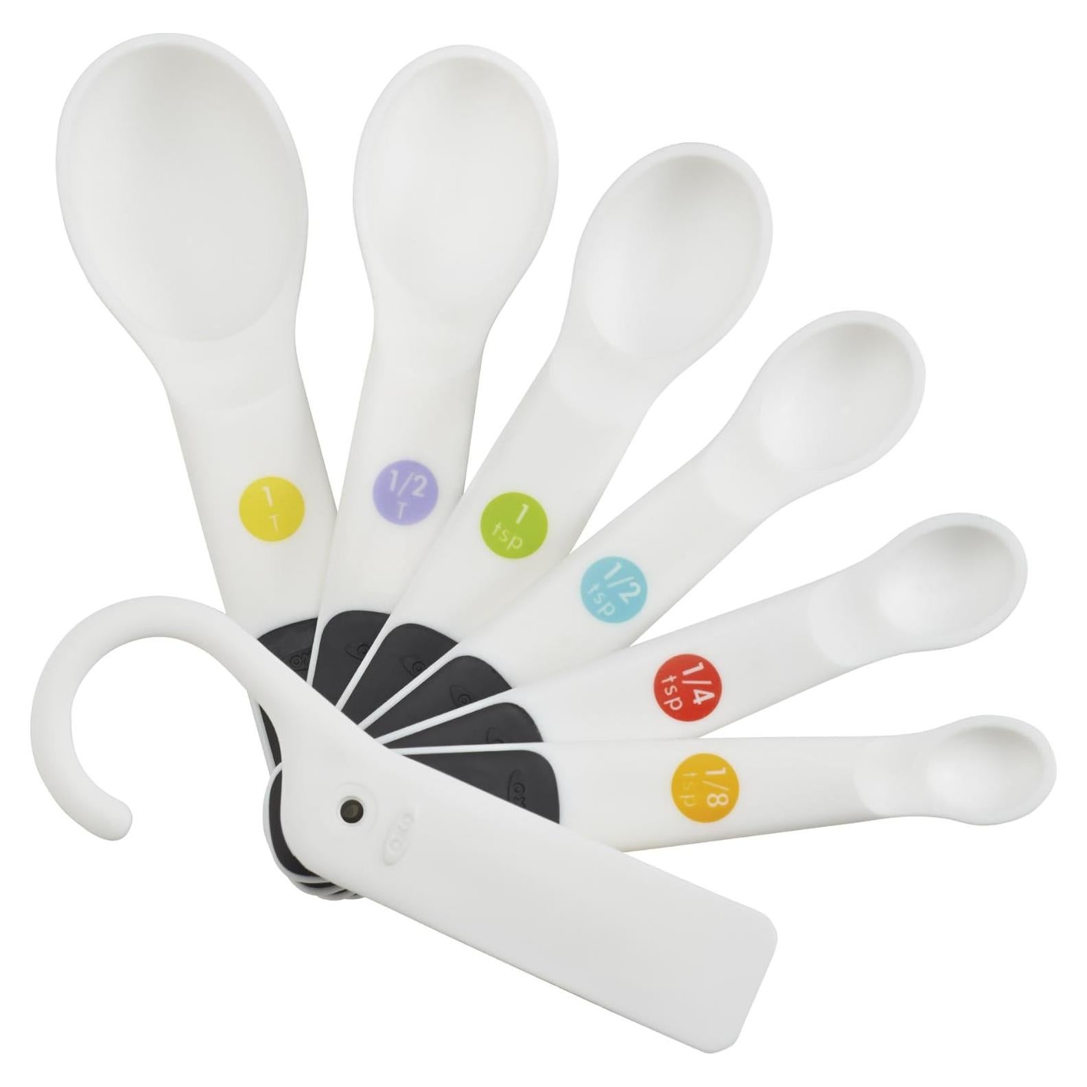 Juego de Cucharas Medidoras OXO Good Grips 6 Piezas Blanco