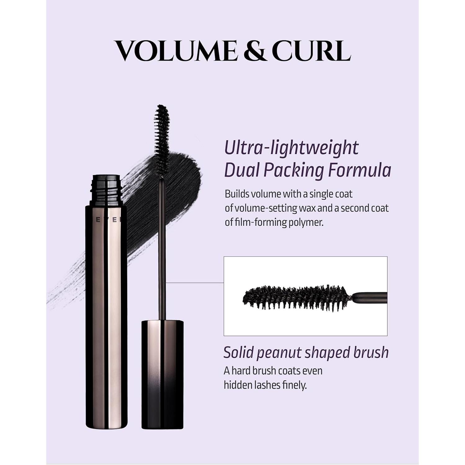 Máscara HEVVYMAKEUP Define Eyes Volumen y Rizado 17.86g