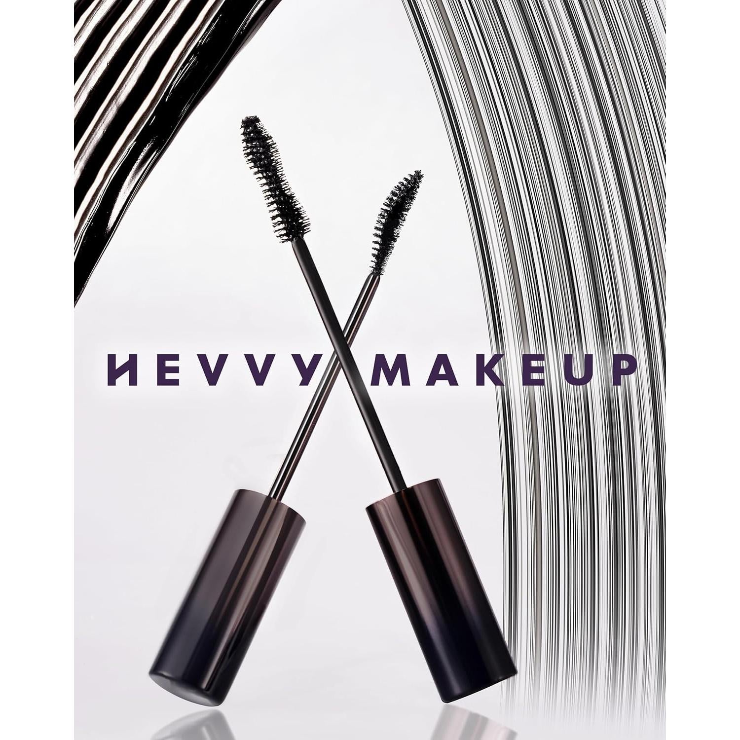 Máscara HEVVYMAKEUP Define Eyes Volumen y Rizado 17.86g
