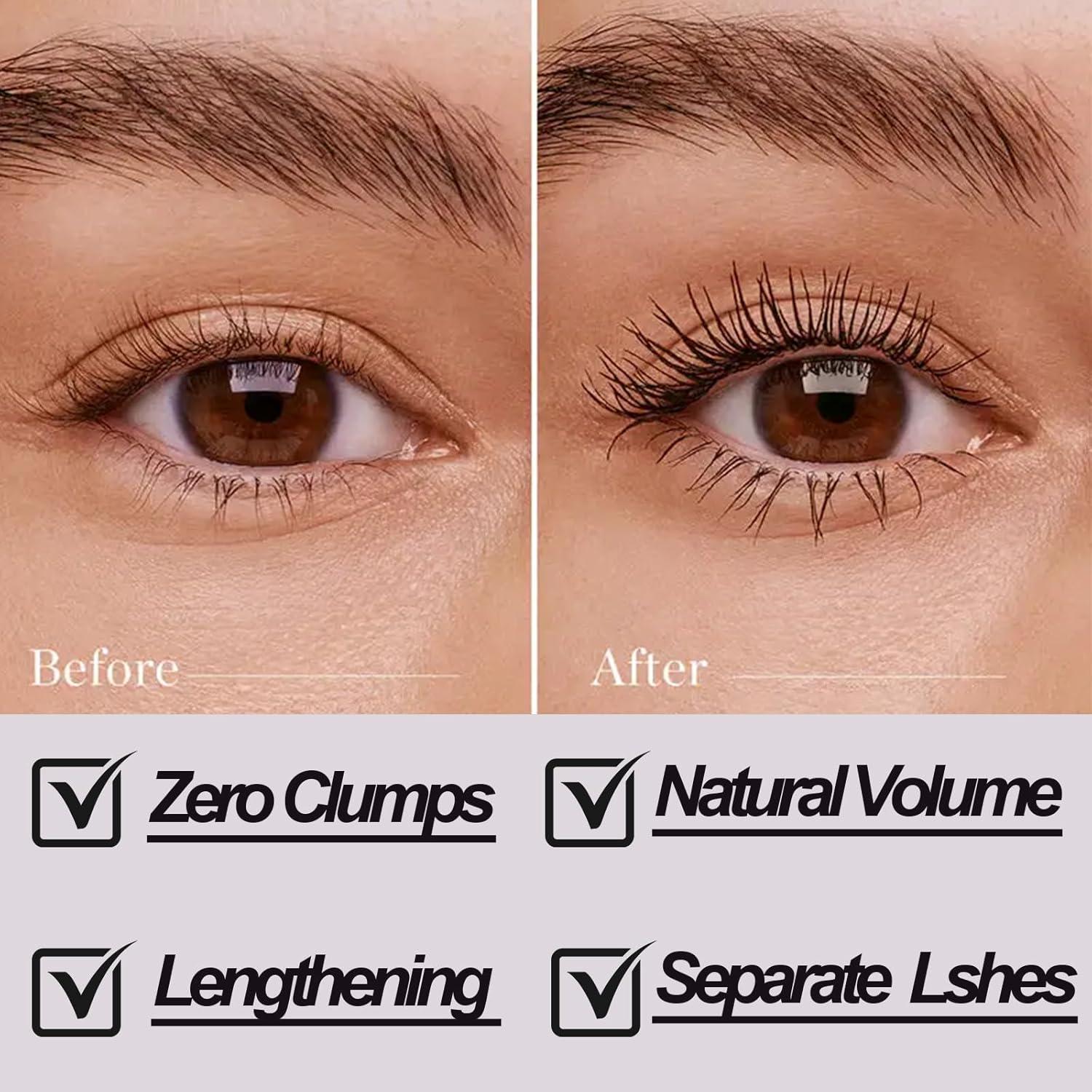 Varita de Máscara de Pestañas Okerker Negra Reutilizable