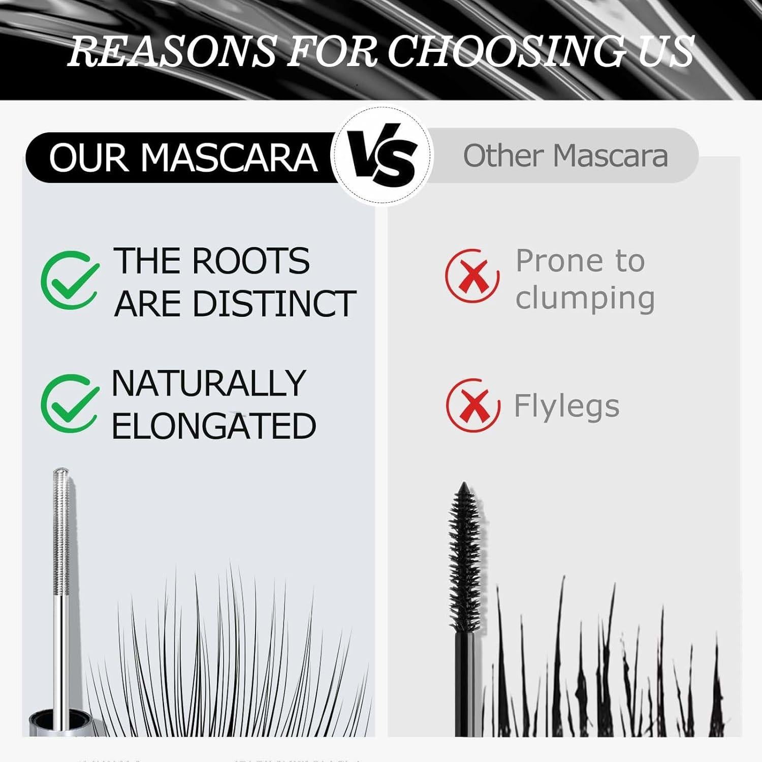 Varita de Máscara de Pestañas Okerker Negra Reutilizable