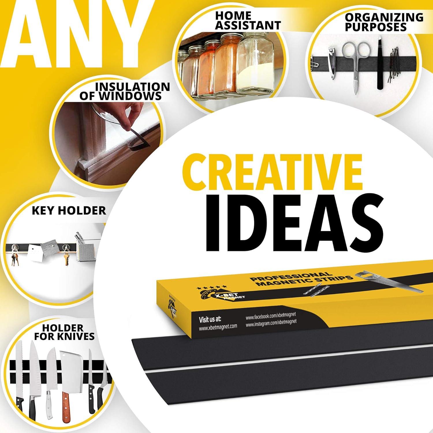 Tira Magnética Adhesiva para Cuchillos X-bet MAGNET 30,48 cm