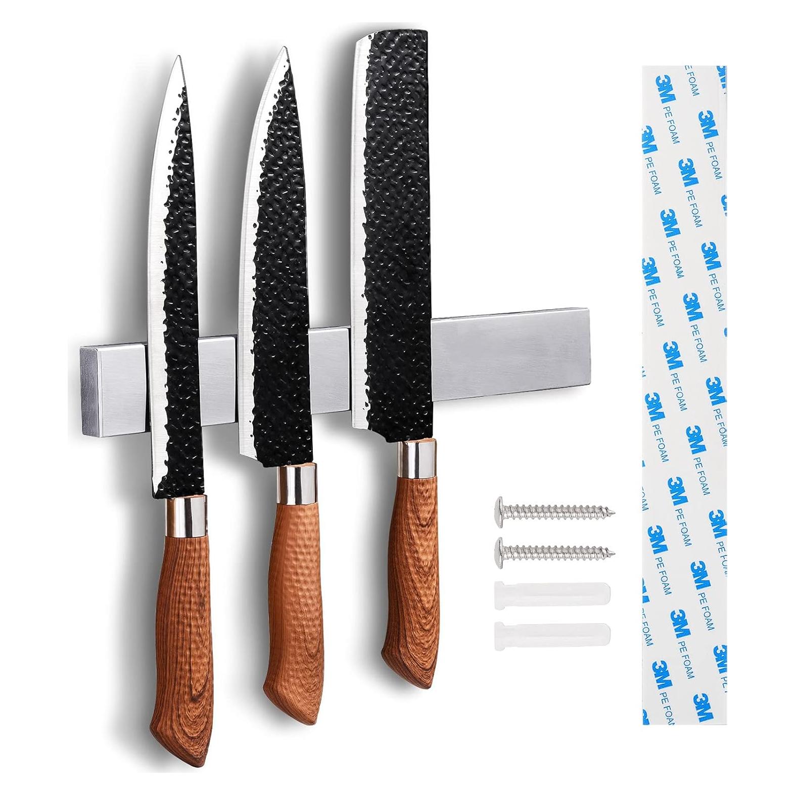 Tira Magnética para Cuchillos Enkrio 30,48 cm Acero Inoxidable