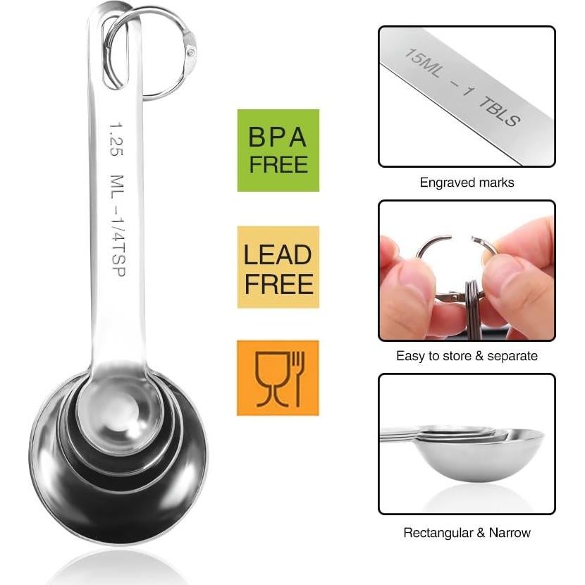 Juego de 16 Tarros Magnéticos para Especias Hanindy 88ml