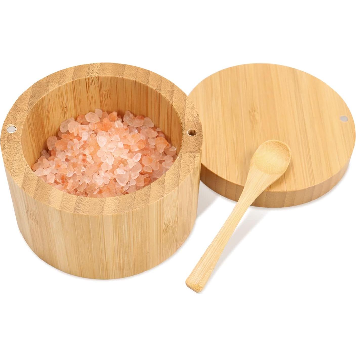 Juego de Salero y Pimentero de Bambú HTB - 2 Unidades