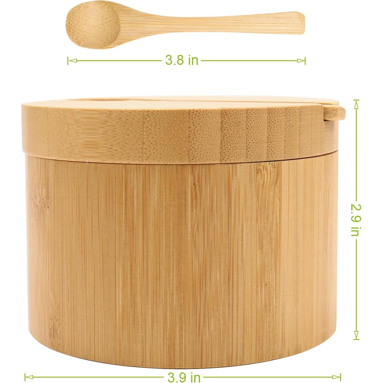 Juego de Salero y Pimentero de Bambú HTB - 2 Unidades