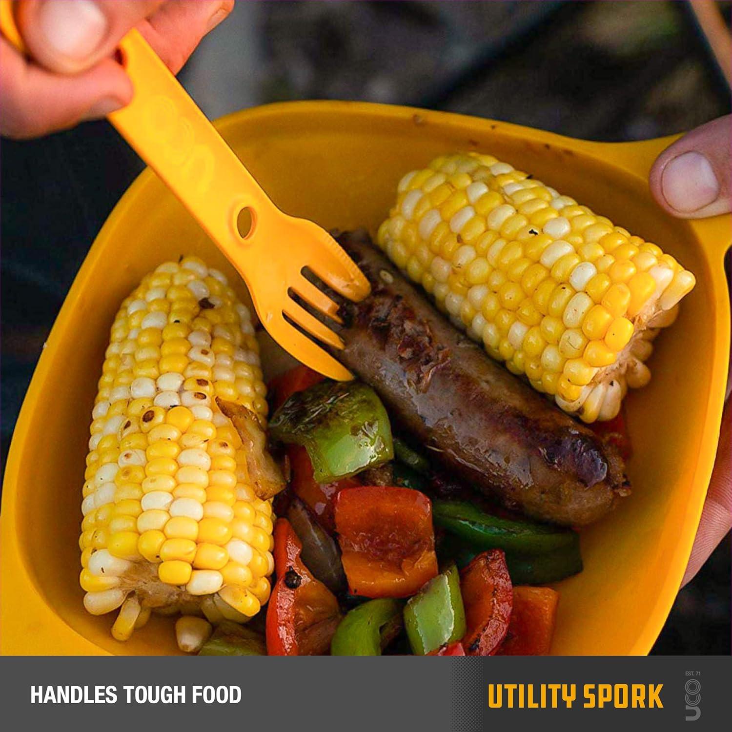 UCO Utility Spork 4-Pack Cuchara-Tenedor-Cuchillo Camping