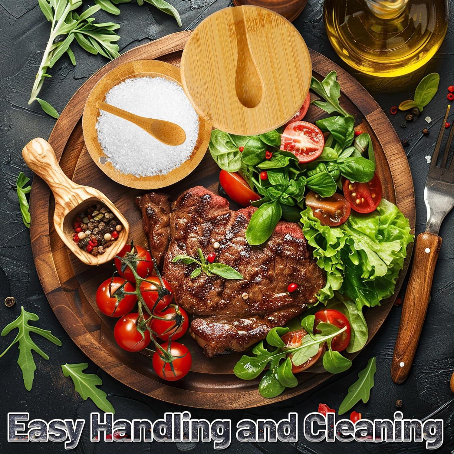 Caja de Sal de Bambú Loscarol con Tapa Magnética 170g