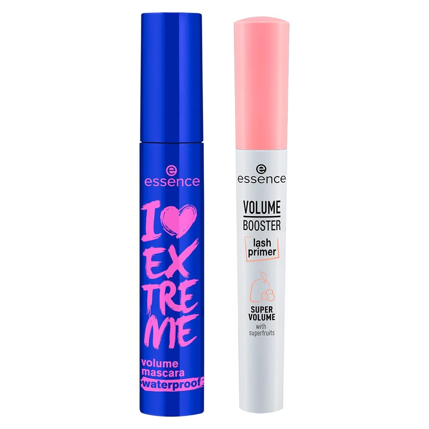 Kit Máscara y Primer Volumen a Prueba de Agua Essence