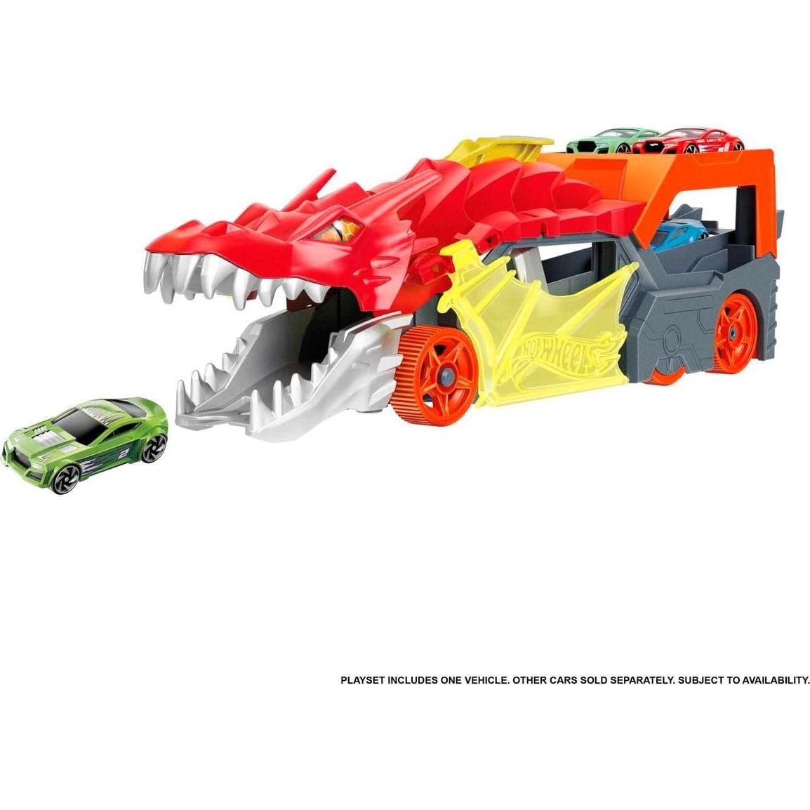 Juego de pista Hot Wheels City Dragón 1:64 con lanzador