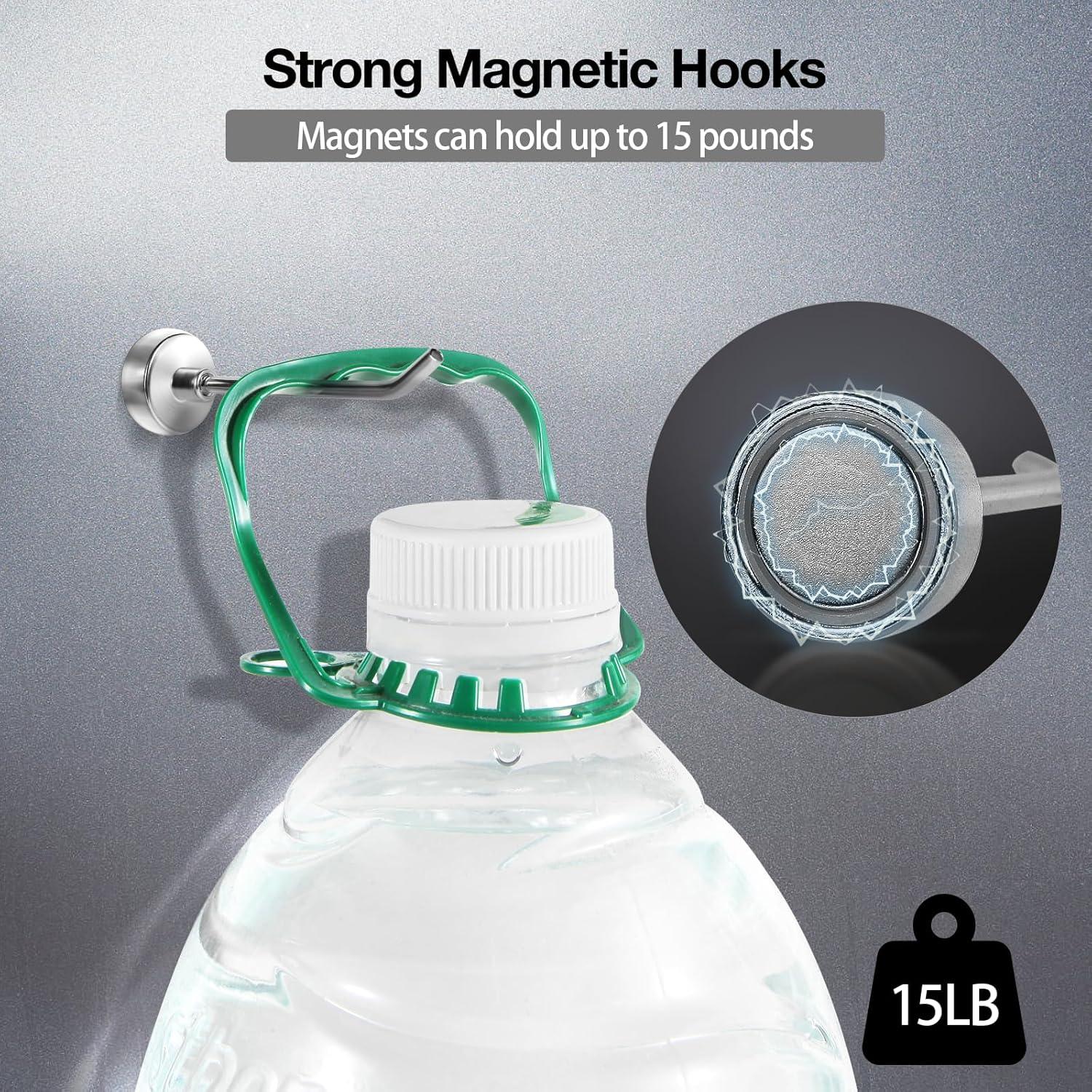 Ganchos Magnéticos Dlilise de Alta Resistencia 6.8 kg