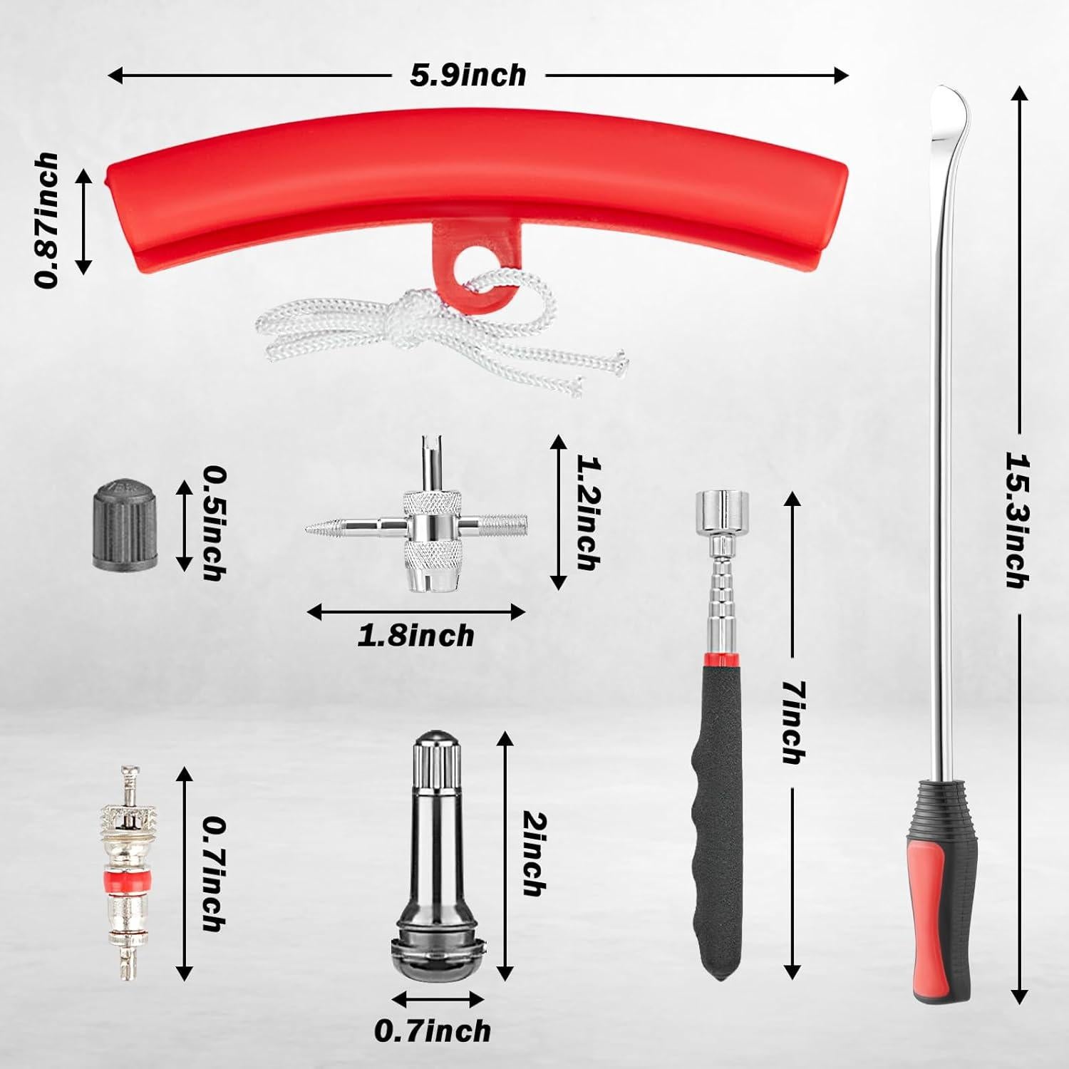 Kit de herramientas para neumáticos Koalafast 24 piezas
