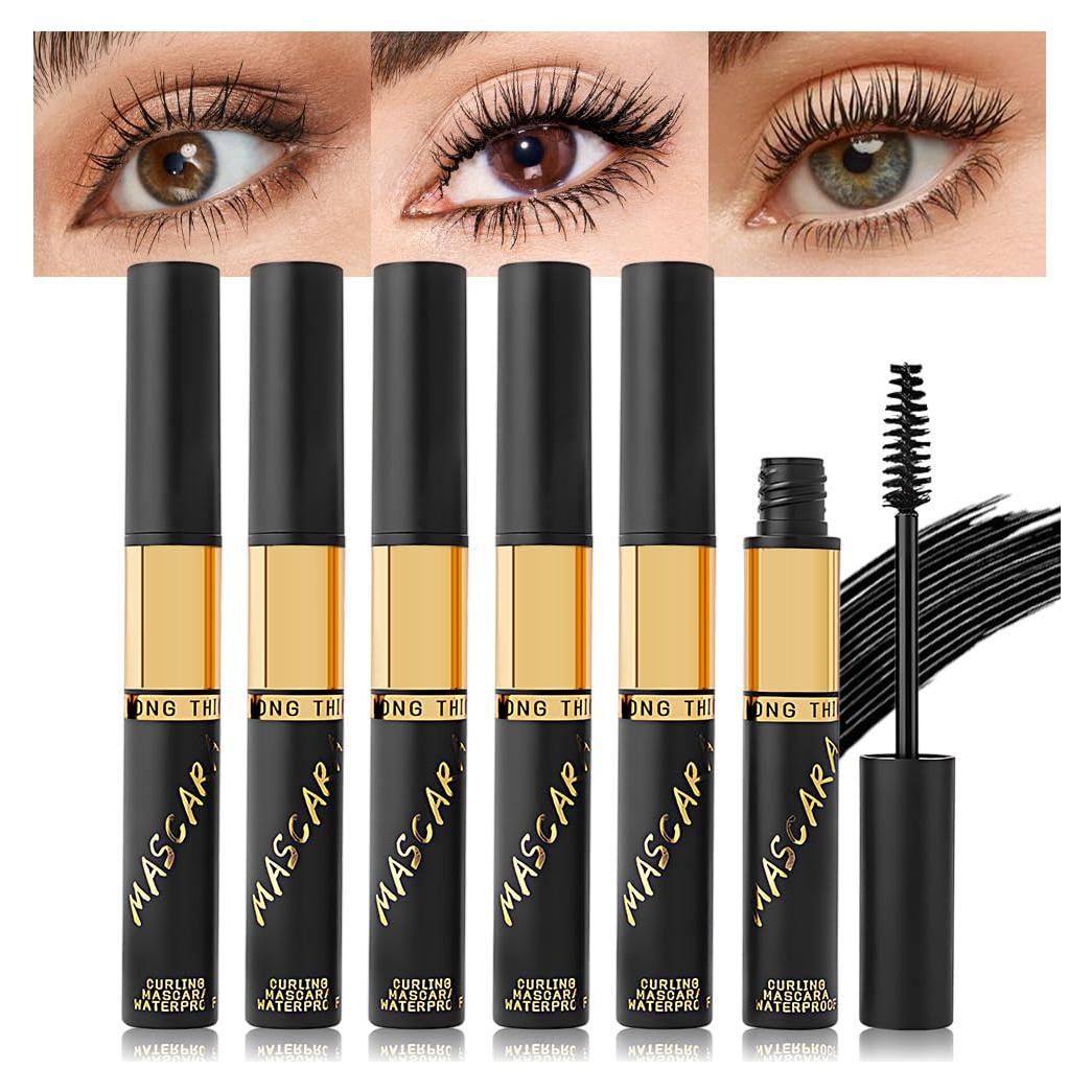 5 Piezas Máscara de Volumen WanTuoluo Negra a Prueba de Agua