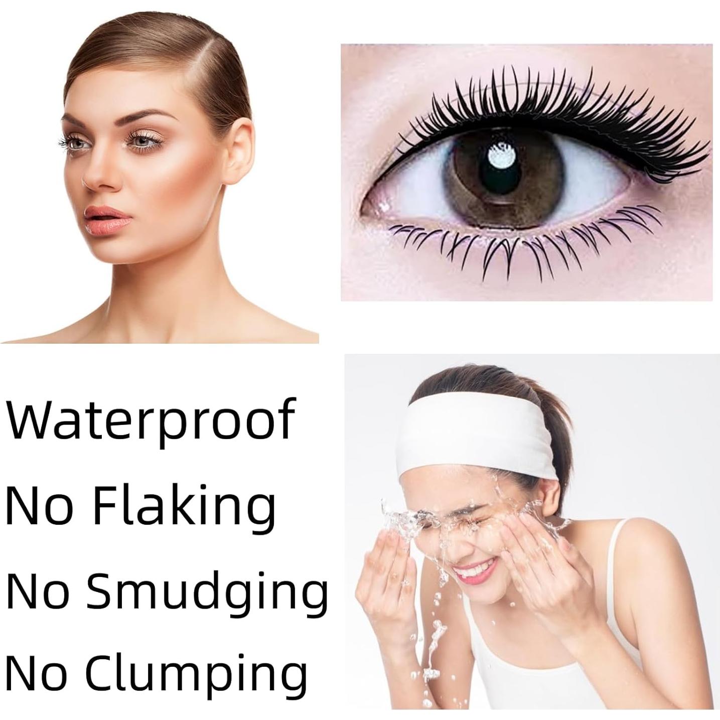 Máscara de Pestañas Marrón LGSZGDCN Hipoalergénica 11,48cm