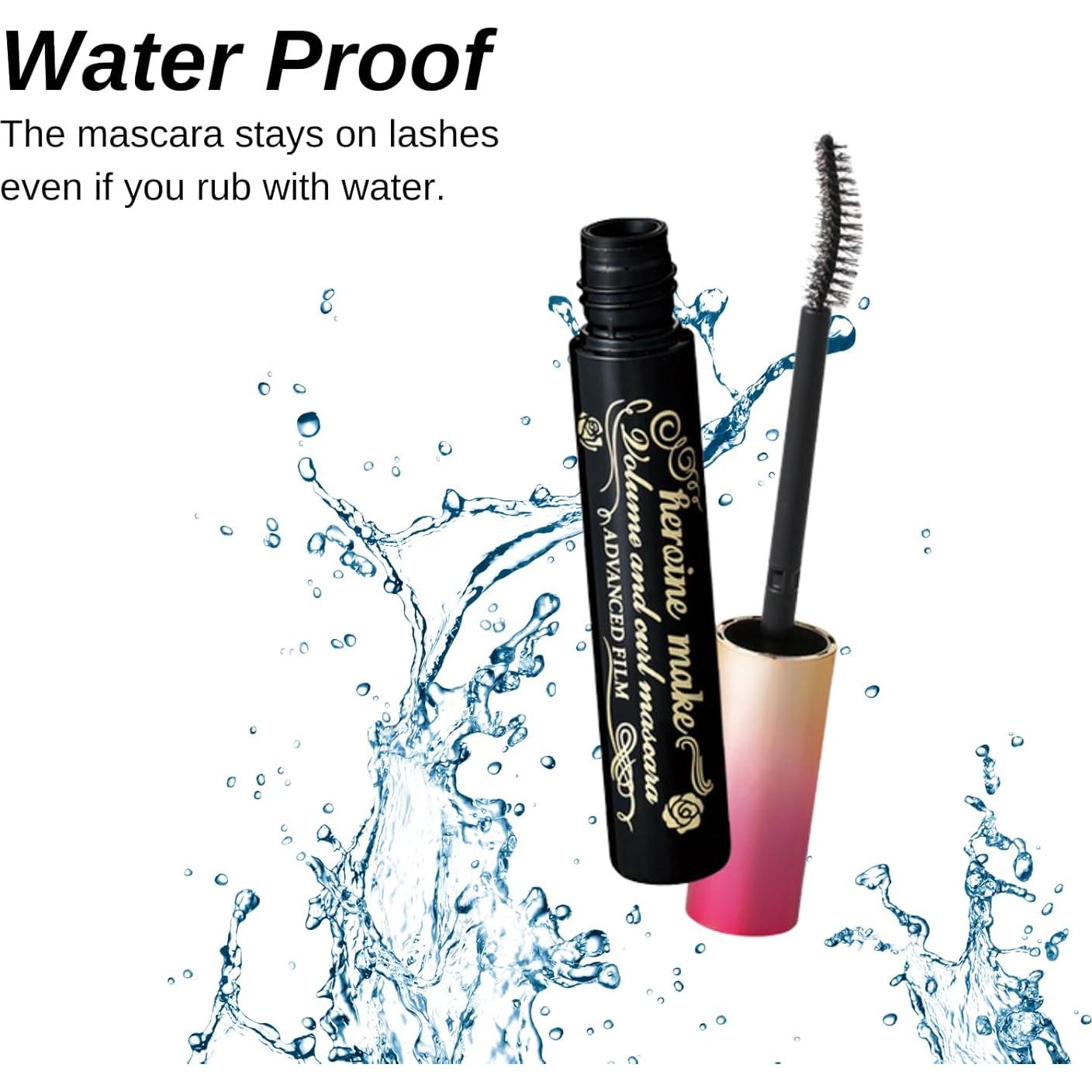 Máscara Voluminizadora HEROINE MAKE KISSME 17g Negro