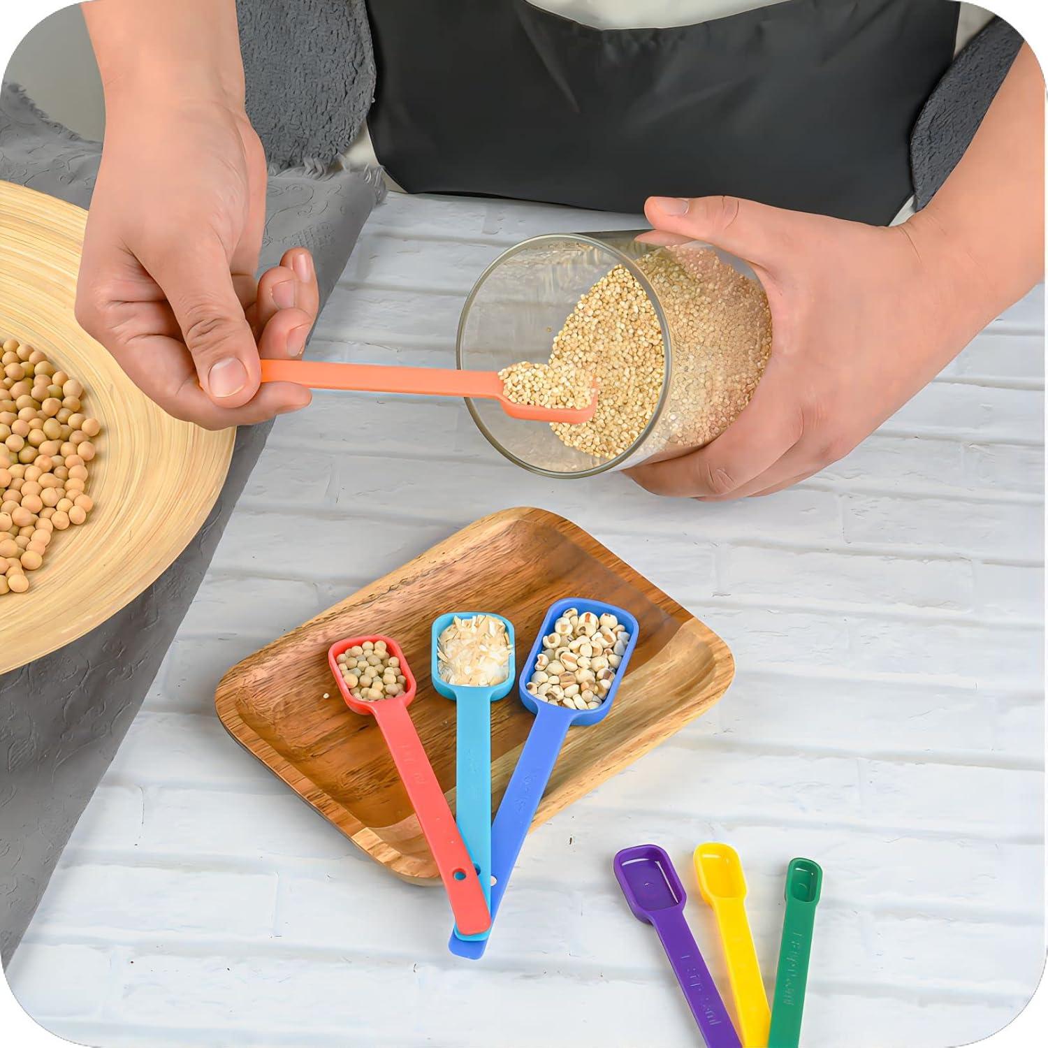 Juego de Tazas y Cucharas Medidoras Hotsyang 15 Piezas