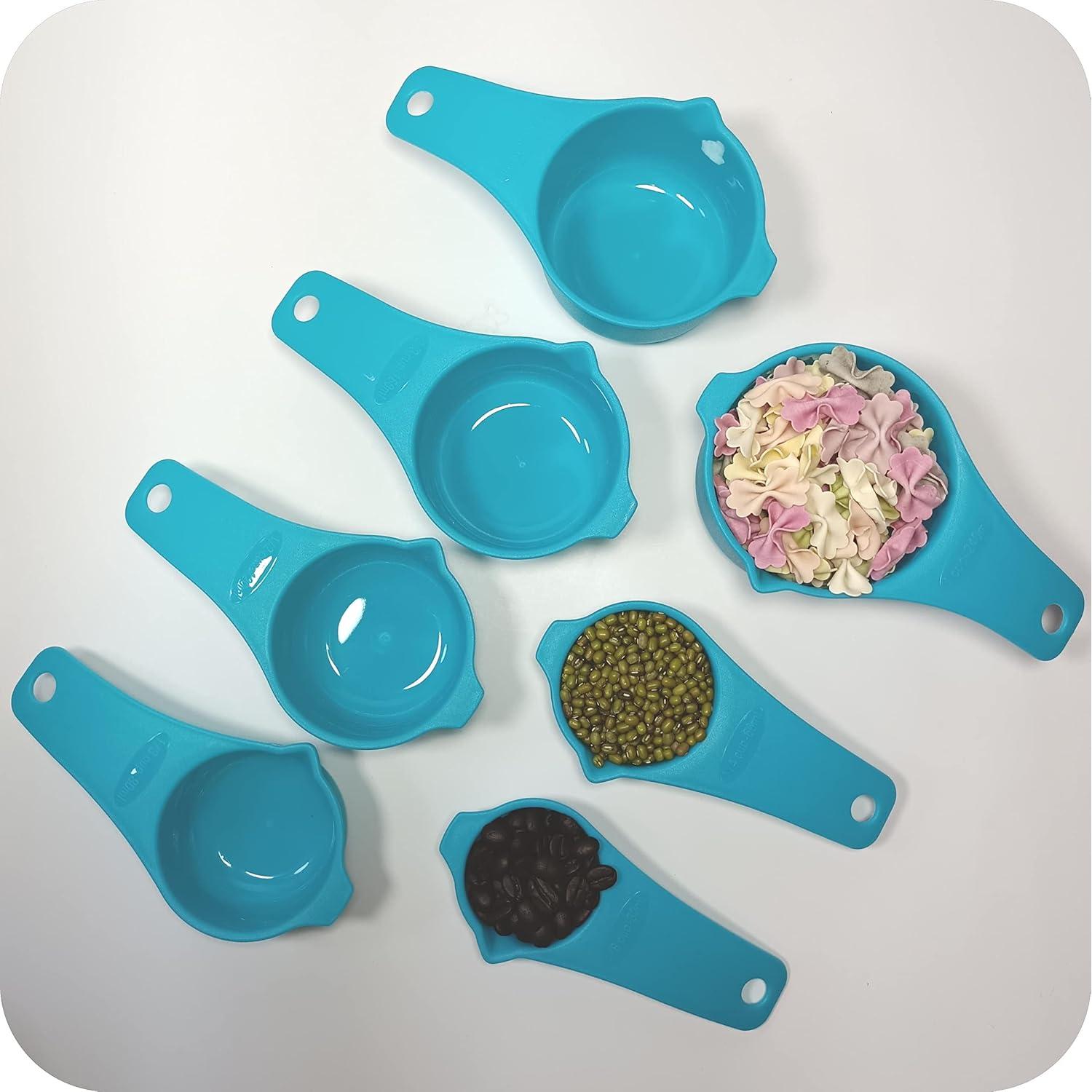 Juego de Tazas y Cucharas Medidoras Hotsyang 15 Piezas