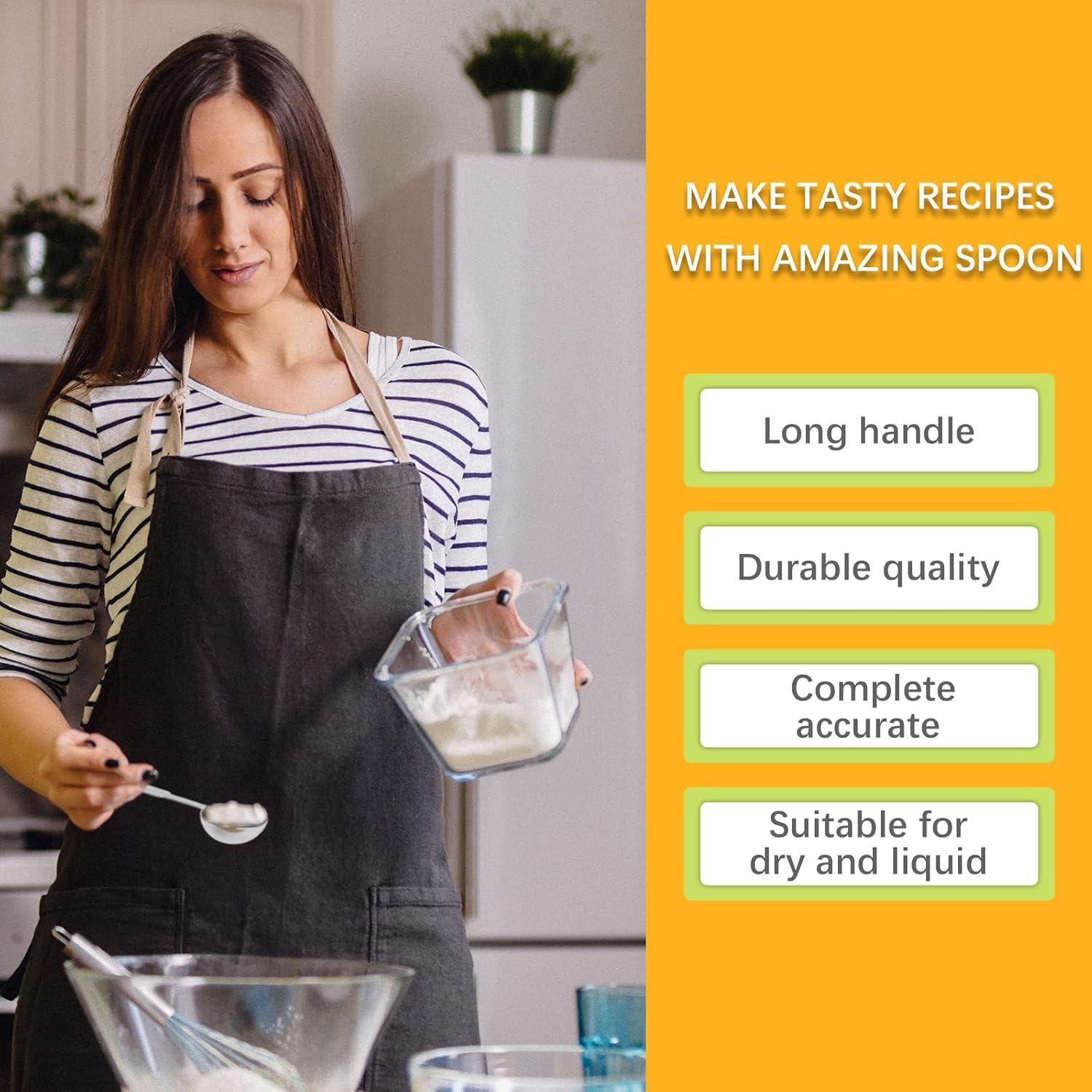 Cucharas Medidoras de Acero Inoxidable LEIFENY 5ml 2PCS