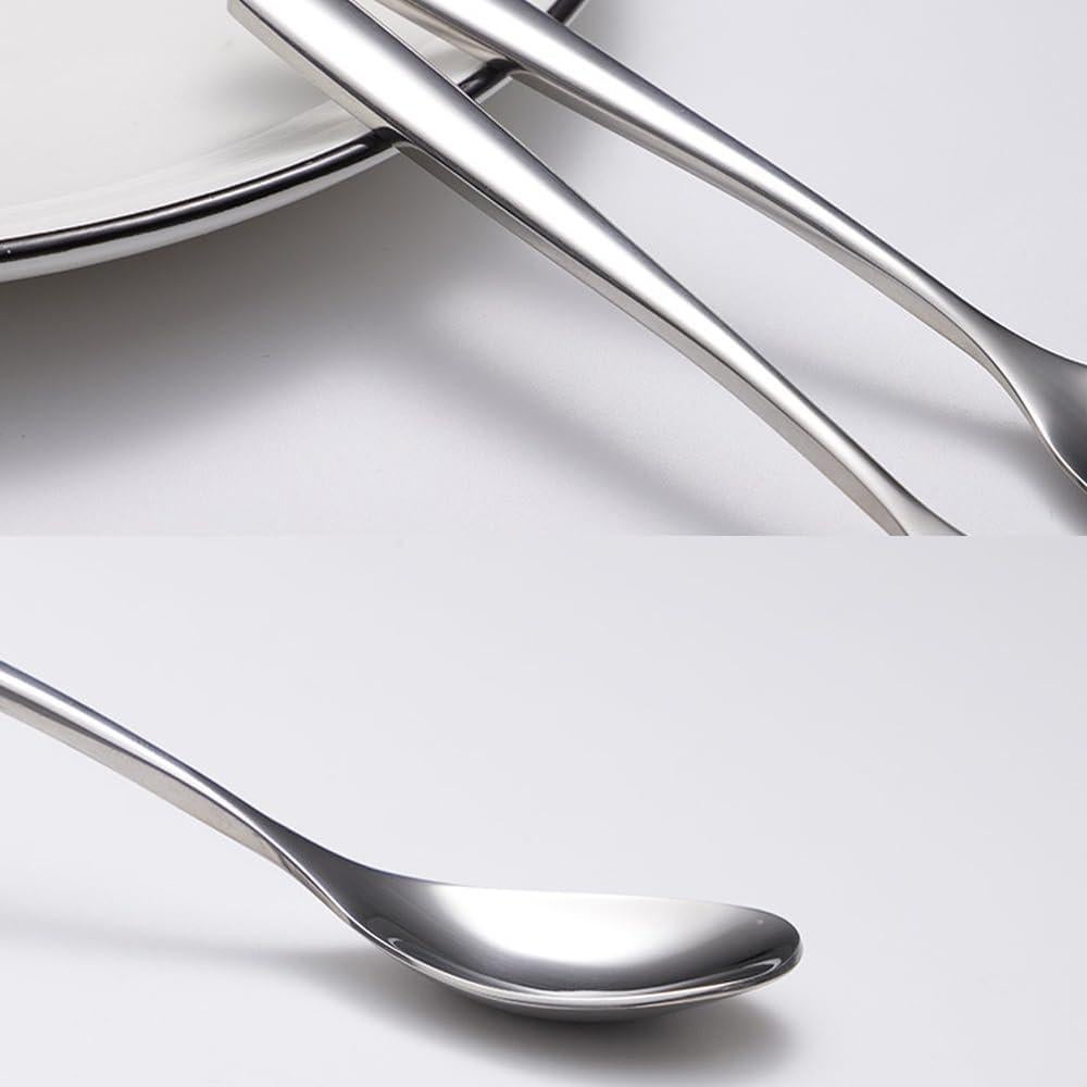 Cucharas de Postre de Acero Inoxidable Wenkoni - Set 5 Piezas